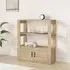 Madison Shelving Unit with 2 Doors - Sonoma Oak