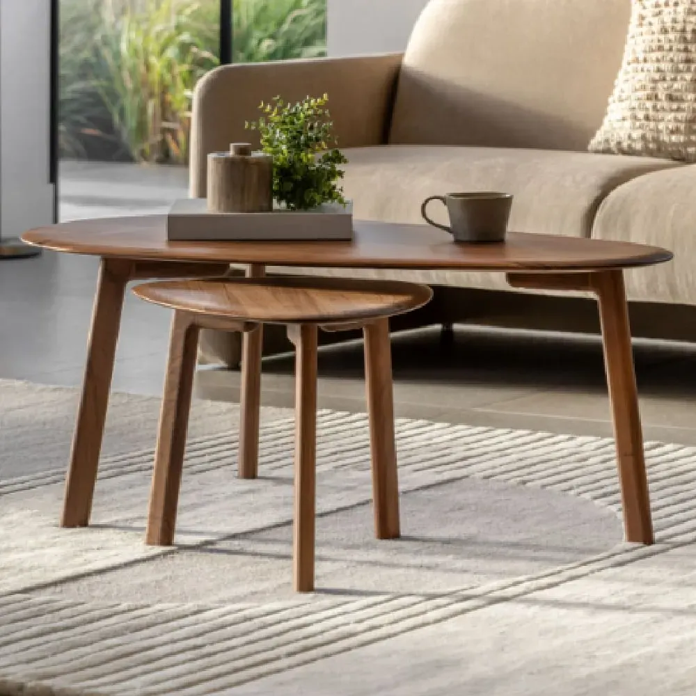 Madrina Nesting Coffee Tables - Walnut, Ash