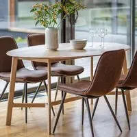 Madrina Oval Dining Table - Oak