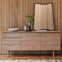 Madrina Sideboard with 3 Drawers - Oak Wood