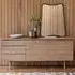 Madrina Sideboard with 3 Drawers - Oak Wood