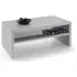 Maelie Rectangular Coffee Table with Storage - Grey, MDF