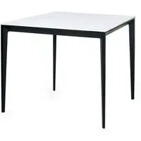 Maemi Square Dining Table - White, Marble