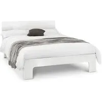 Magaly King Size Bed Frame - White High Gloss alternate view
