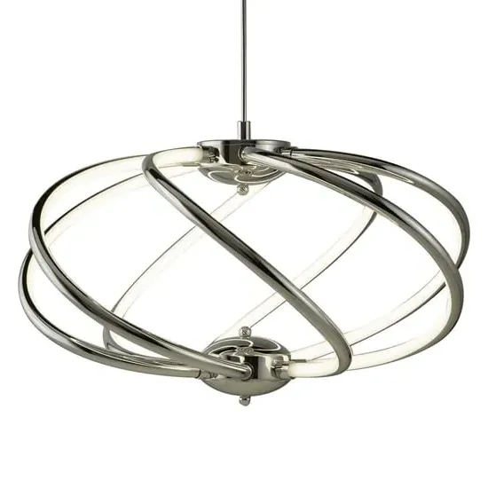 Magic LED 7 Lights Ceiling Pendant Light - Satin Nickel