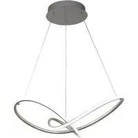 Magic LED Ceiling Pendant Light - Satin Silver