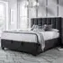 Magna Double Ottoman Bed with Storage - Pendle Slate, Fabric
