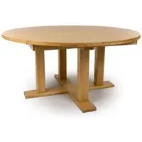 Magna Round Dining Table - Oak