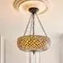 Magna Tiffany Glass Inverted Pendant Light - Multicolour