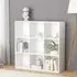 Magni 9-Shelf Bookcase - White, Engineered Wood