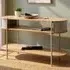 Magnolia Console Table with 2 Shelves - Grey, Oak