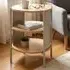 Magnolia End Table with 2 Shelves - Grey, Oak