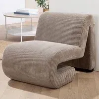 Magnolia Fabric Armchair - Beige