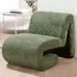 Magnolia Fabric Armchair - Green