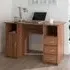 Magnolia Laptop Desk with 3 Drawers - Walnut