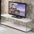 Maik TV Stand with Glass Frame - White, High Gloss