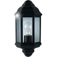 Maine Outdoor Wall Light - Black, Aluminium