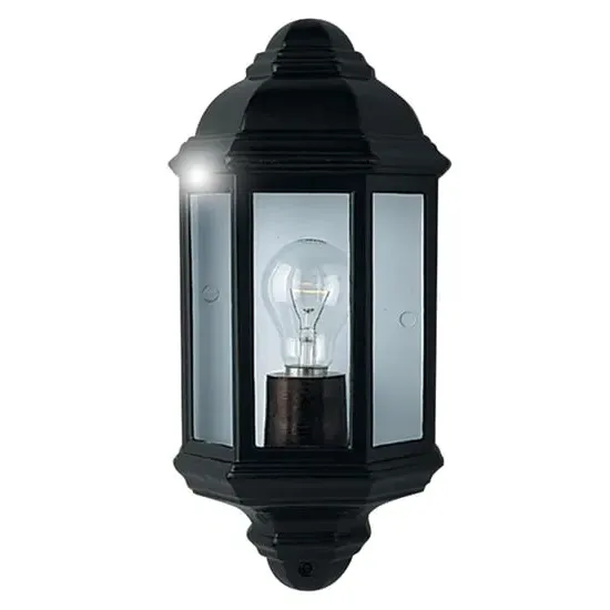 Maine Outdoor Wall Light - Black, Aluminium image