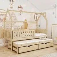 Mainz Day Bed with Trundle and Storage - Pine