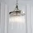Mainz Single Pendant Ceiling Light - Antique Brass, Glass