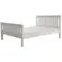 Maire King Size Bed Frame - White, Pine