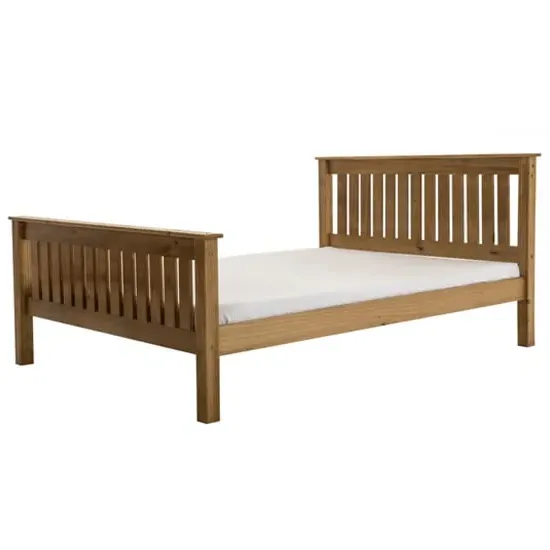 Maire Single Bed Frame - Antique, Pine