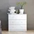 Maiton 3 Drawer Chest - White, Wood