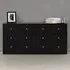 Maiton 6 Drawer Chest - Black, Wood