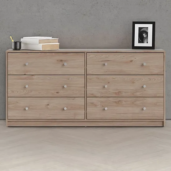 Maiton 6 Drawer Chest - Oak, Wood
