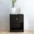 Maiton Bedside Cabinet with 1 Drawer - Black