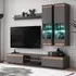 Maize Entertainment Unit with LED - Matt Grey