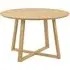Malang Round Dining Table - Oak, Wood