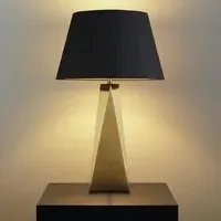 Maldon Table Lamp - Black, Gold Metal