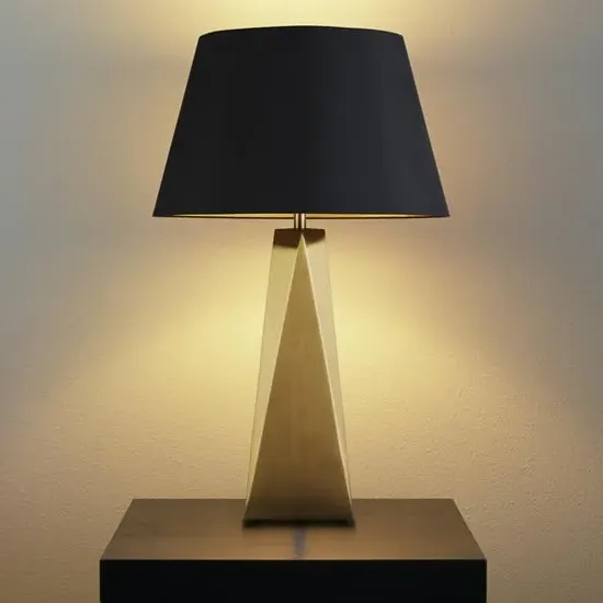 Maldon Table Lamp - Black, Gold Metal image