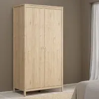 Malibu 2-Door Wardrobe - Oak