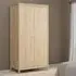 Malibu 2-Door Wardrobe - Oak