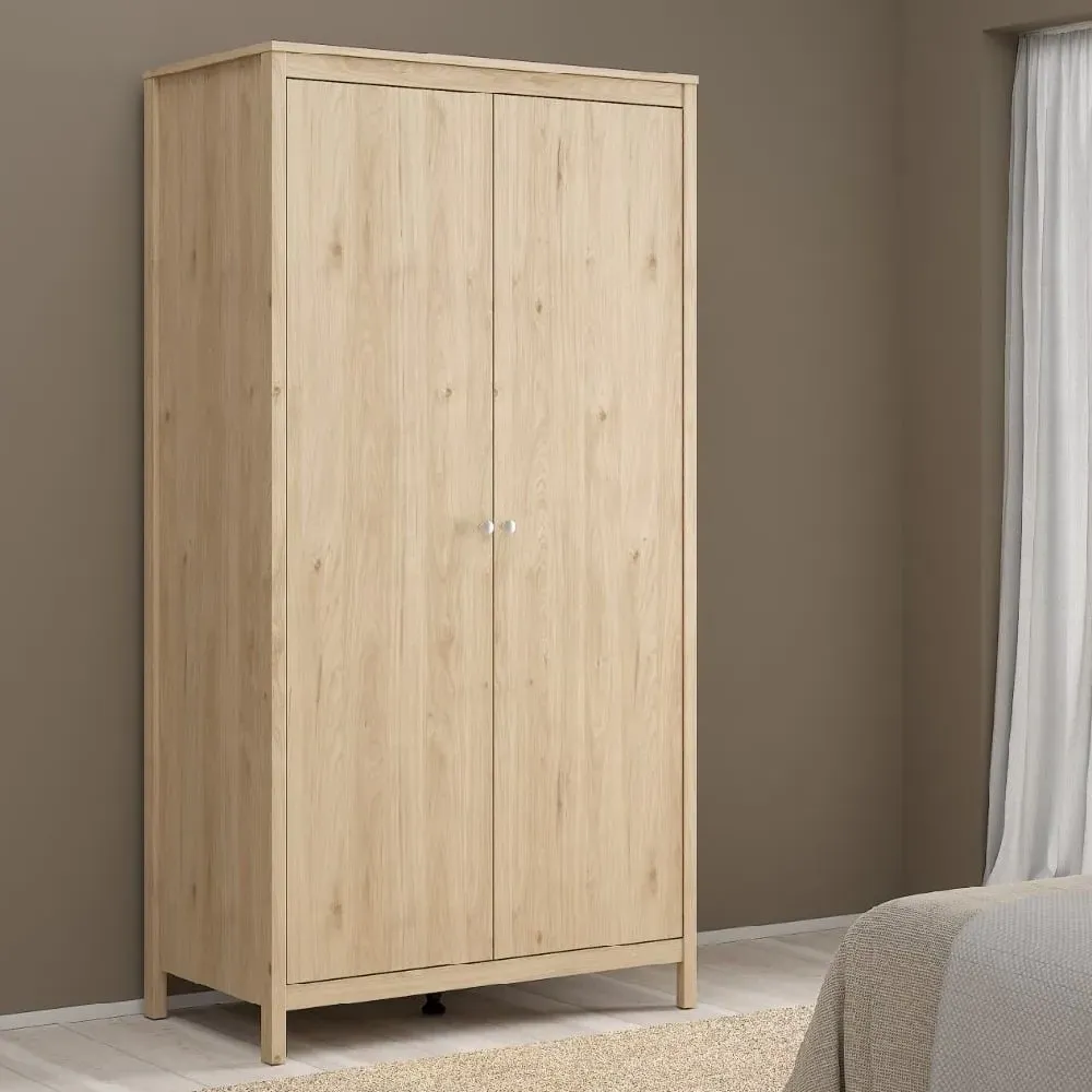 Malibu 2-Door Wardrobe - Oak image