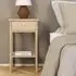 Malibu Bedside Cabinet with 1 Drawer - Oak
