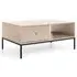 Malibu Coffee Table with 1 Drawer - Beige