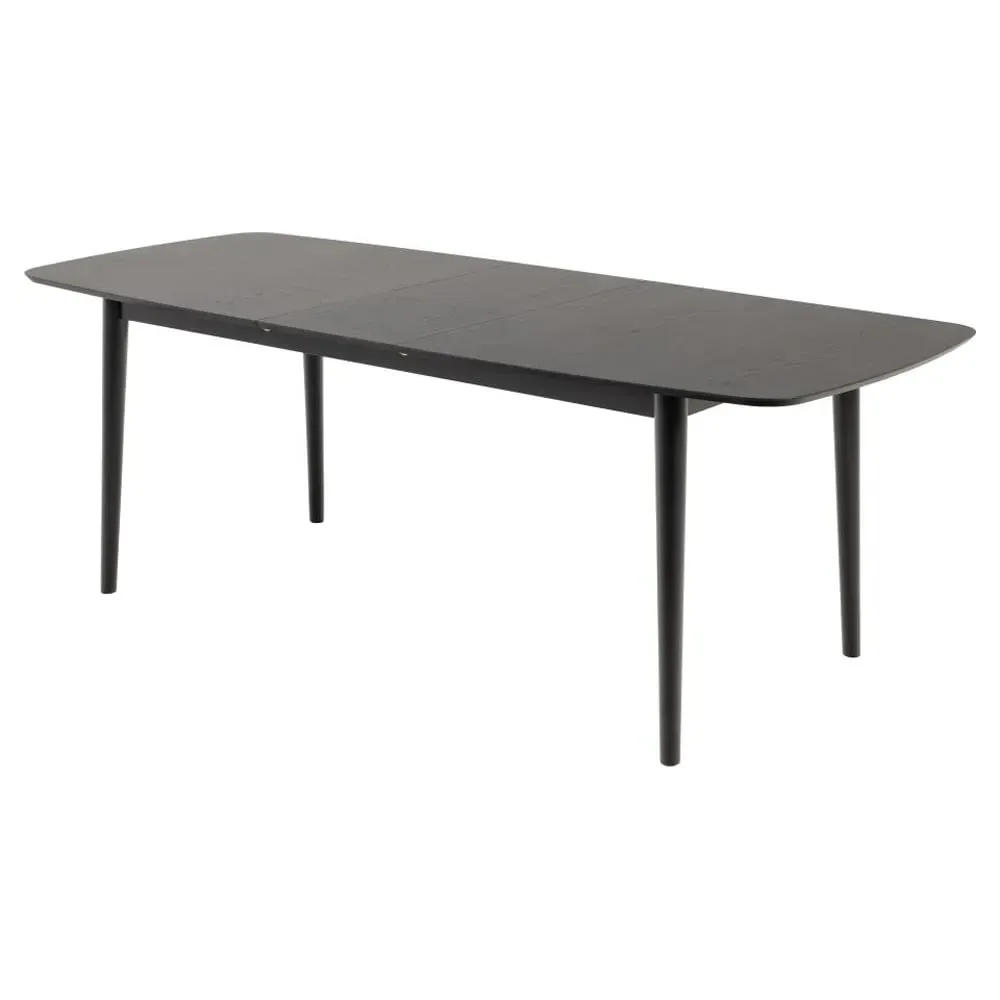 Malibu Extendable Dining Table - Black, Wood