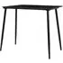 Malibu Rectangular Bar Table - Black, MDF
