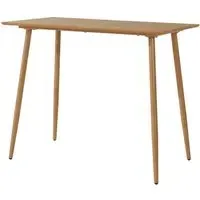 Malibu Rectangular Bar Table - Oak