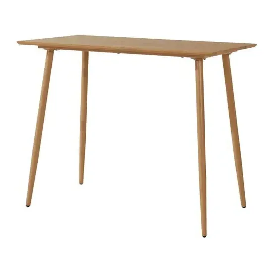 Malibu Rectangular Bar Table - Oak image