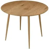 Malibu Round Dining Table - Oak
