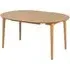 Malibu Round Extendable Dining Table - Oak, Wood