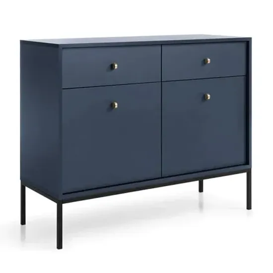 Malibu Sideboard with 2 Doors 2 Drawers - Navy image