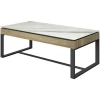 Malibu Sintered Ceramic Coffee Table - White