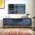 Malibu TV Stand with 2 Doors 1 Drawer - Navy