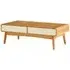 Maloga Coffee Table with 4 Drawers - White, Oak