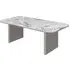 Malone Coffee Table - Grey, Ceramic